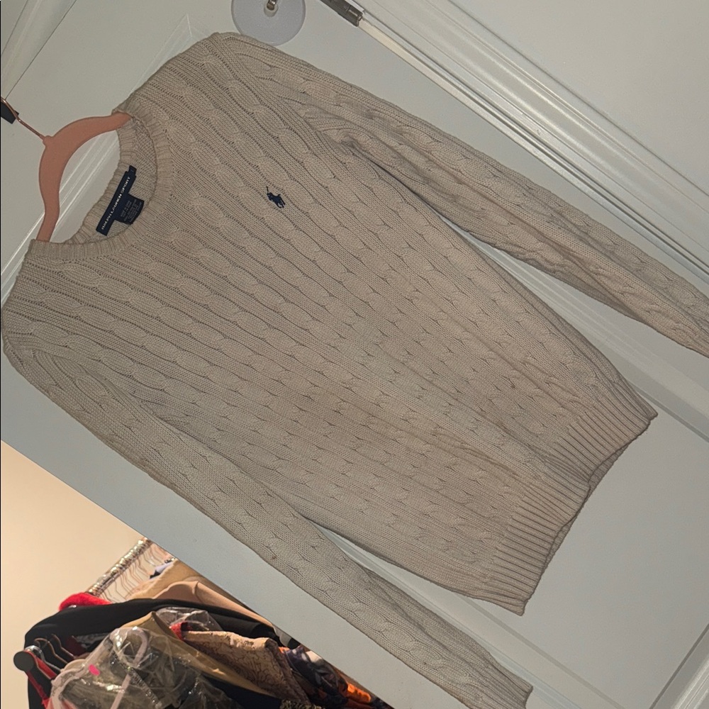 Ralph Lauren Tan Crewneck Sweater